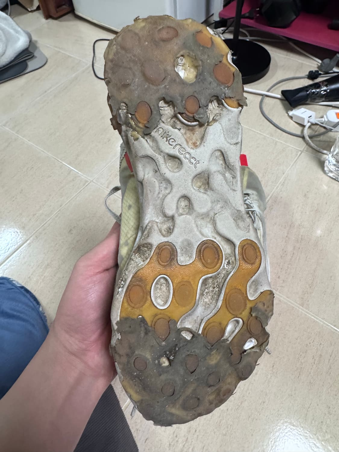 나이키 리액트 엘리먼트 87 세일 라이트 본 265사이즈 상품이미지5