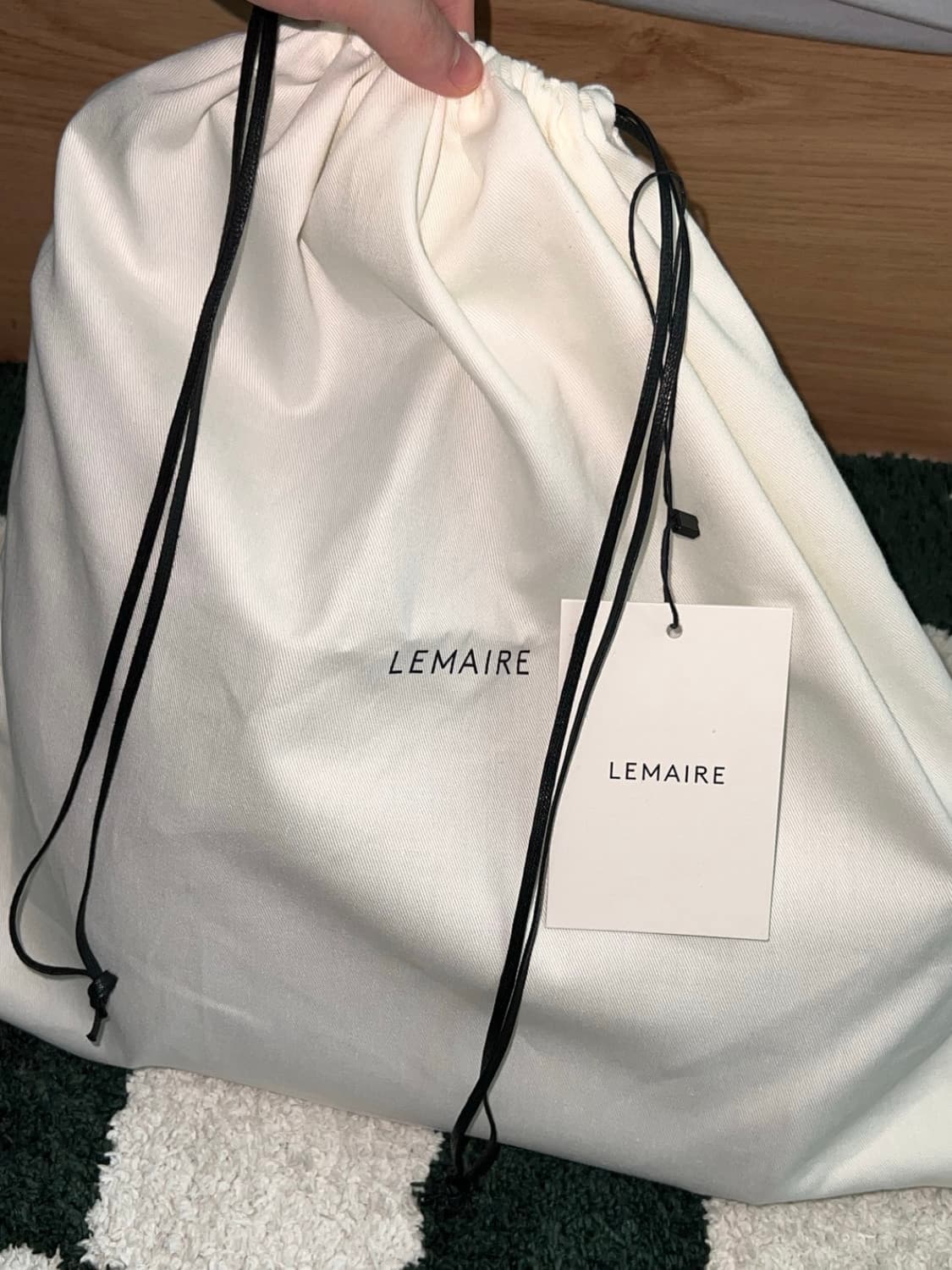 르메르 크루아상 범백 코티드 코튼 블랙 상품이미지4