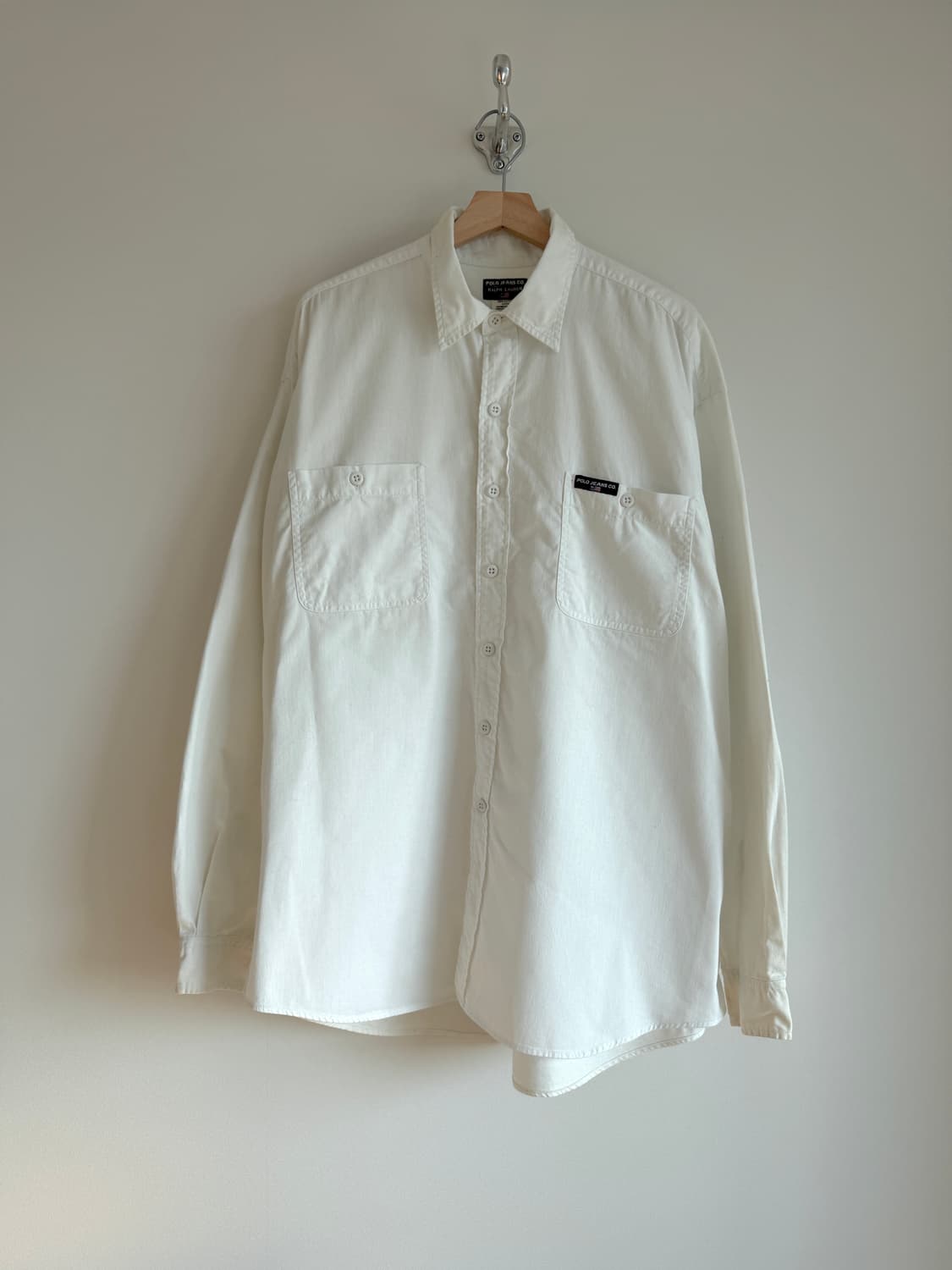 폴로진스(POLO JEANS) 오버 워크 셔츠 상품이미지1