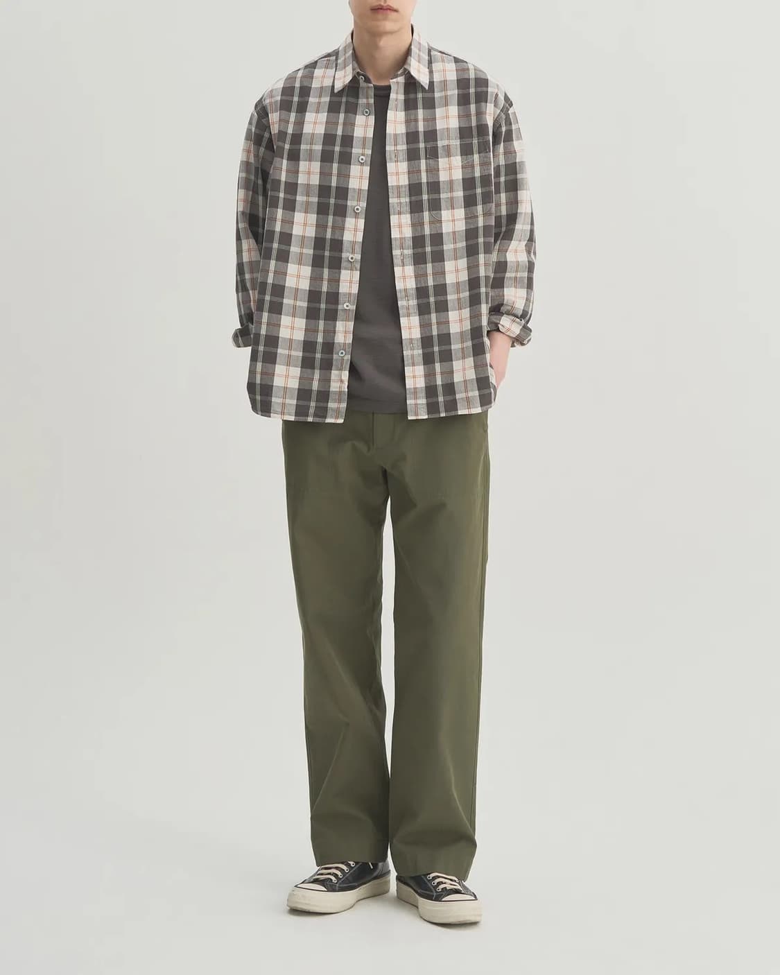 인더로우 밀리터리 치노 팬츠 상품이미지2