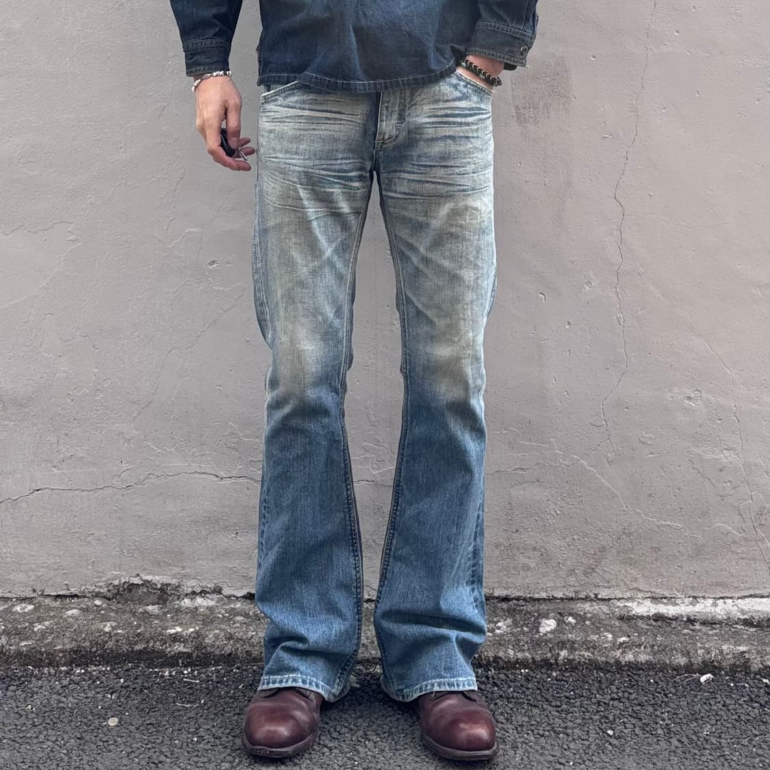 일본 리 데님 부츠컷 상품이미지2