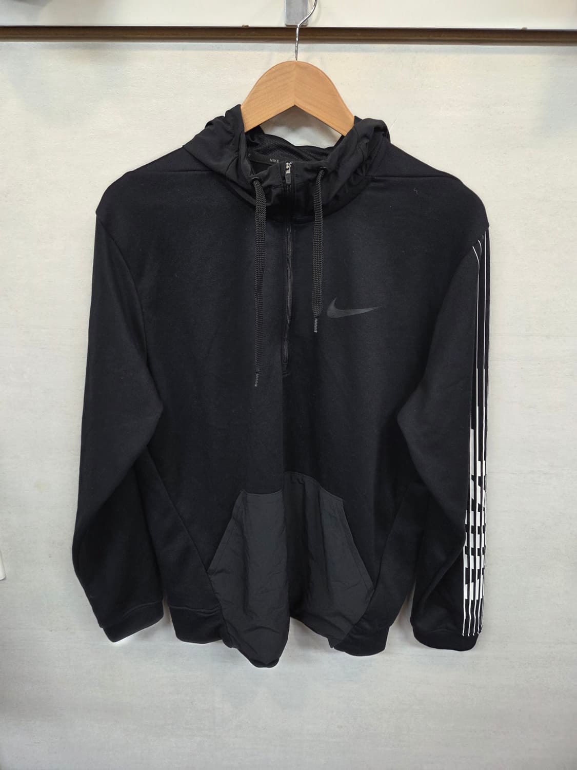 나이키 드라이핏 사이드로고 반집업 우븐후드티 L 상품이미지1