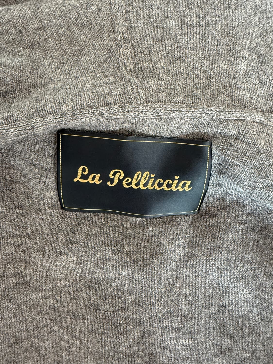 La Pelliccia 렉스퍼&캐시미어 후드집업 상품이미지6