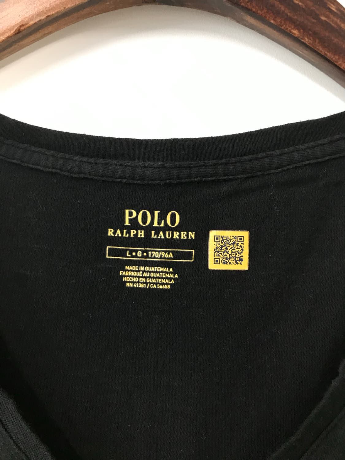 폴로 랄프로렌 화이트 포니 브이넥 반팔 티셔츠 상품이미지5