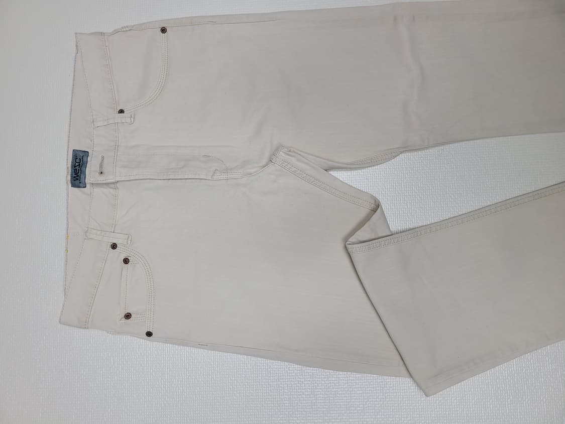 WESC 남자 Eddy 청바지 W33 L32 아이보리 상품이미지3