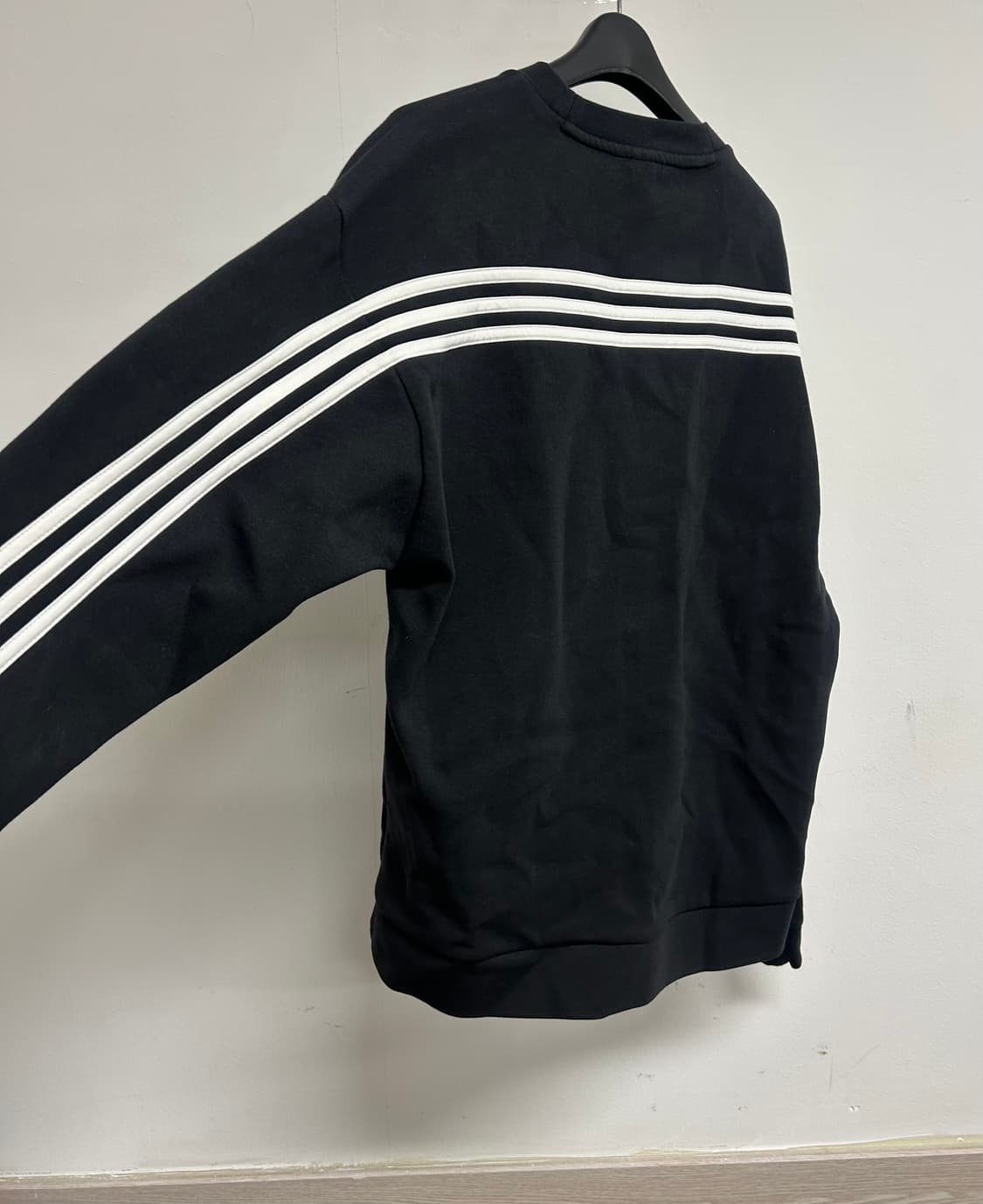아디다스 삼선 맨투맨 블랙 XL 상품이미지4