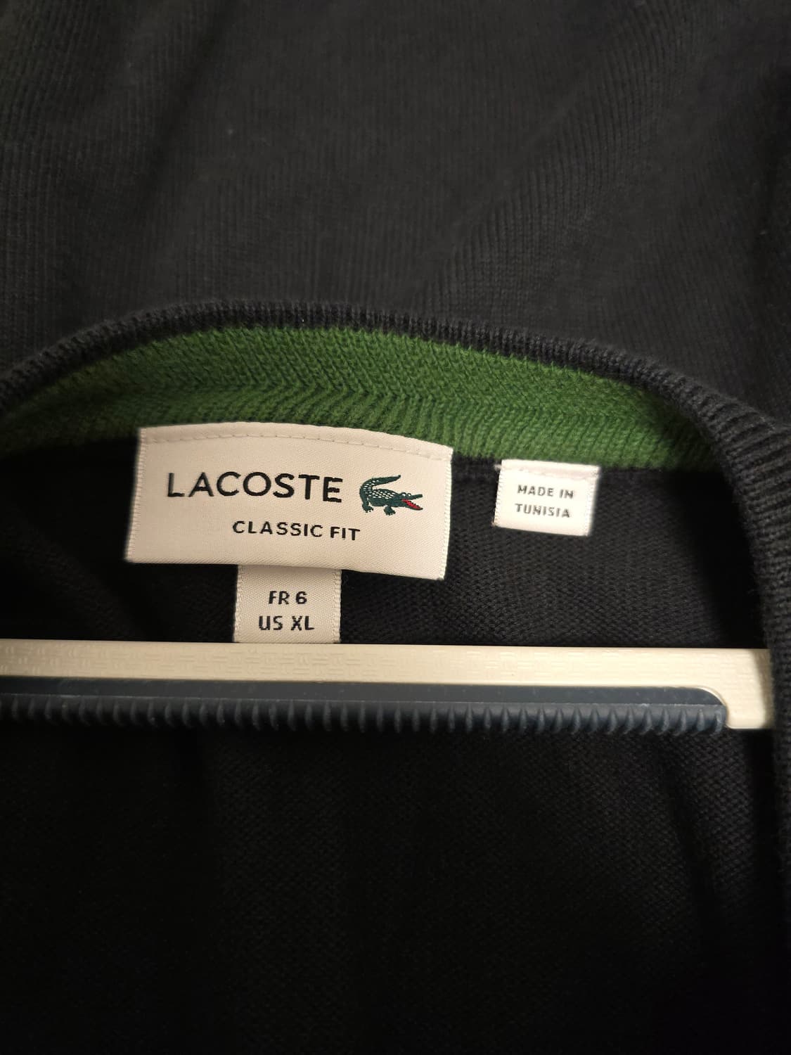 라코스테 브이넥 니트 XL 상품이미지2