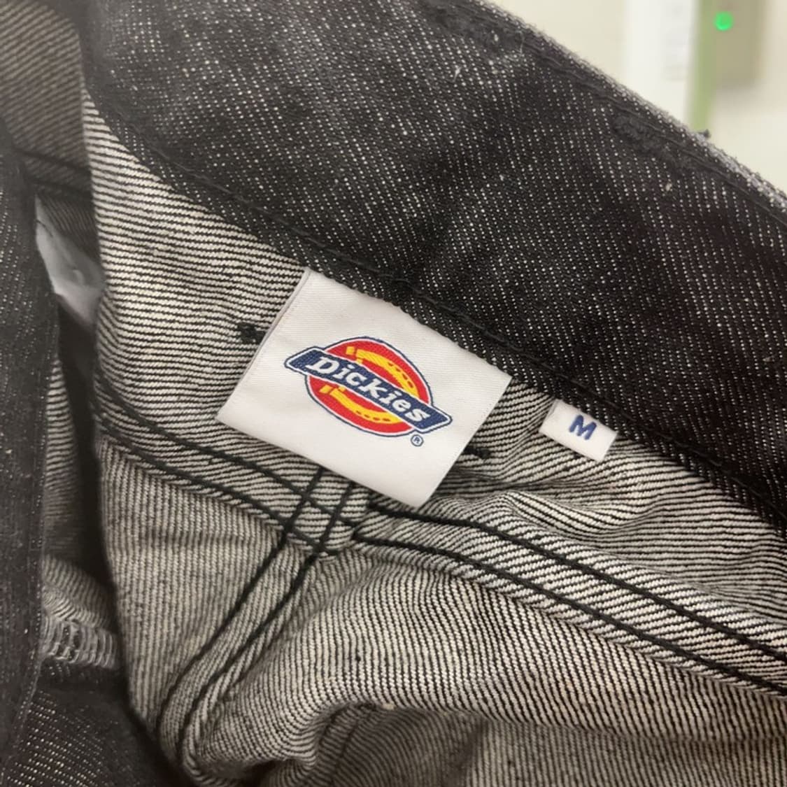 디키즈 베이직 데님 생지 와이드 팬츠 M C06717 상품이미지5