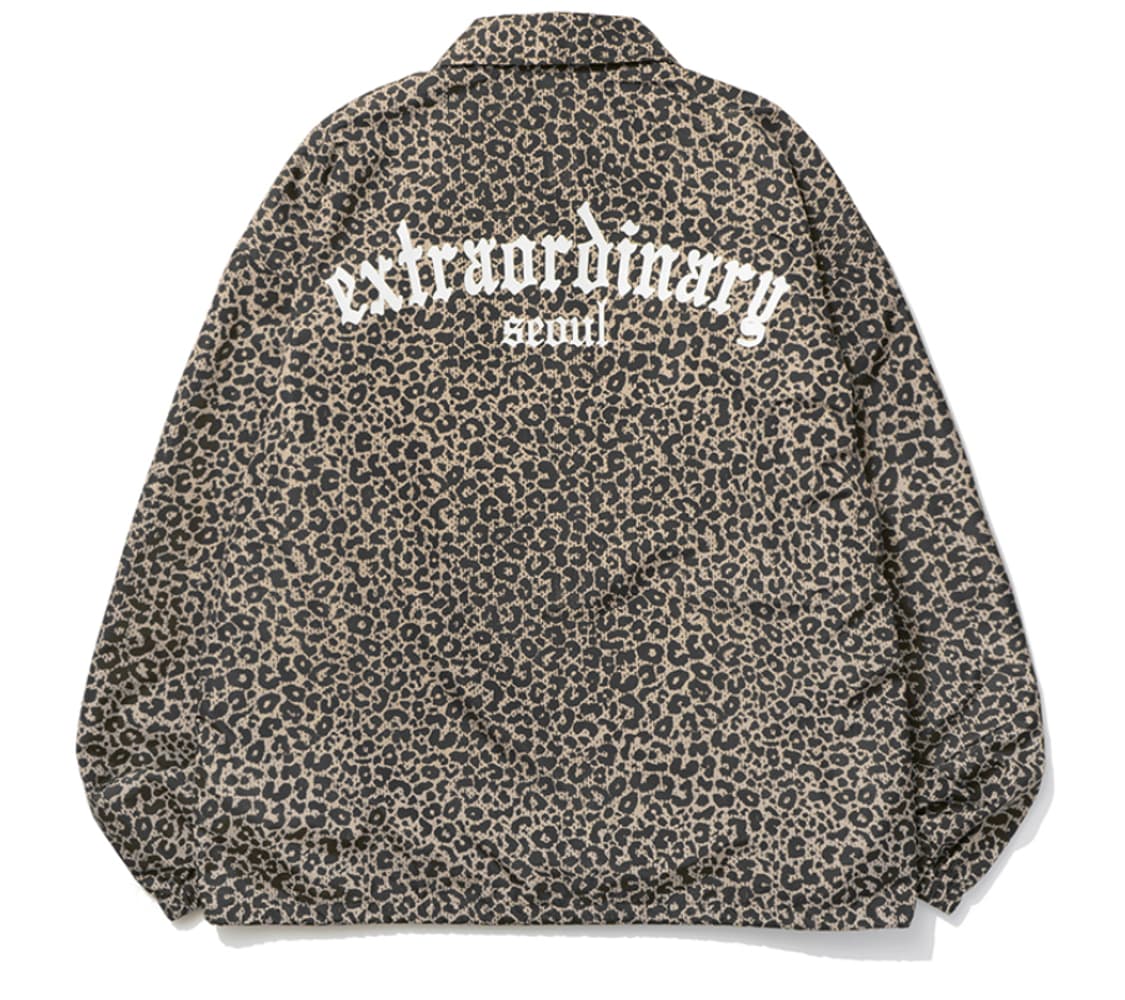 엑스트라오디너리 레오파드 코치 자켓 브라운 L 상품이미지2