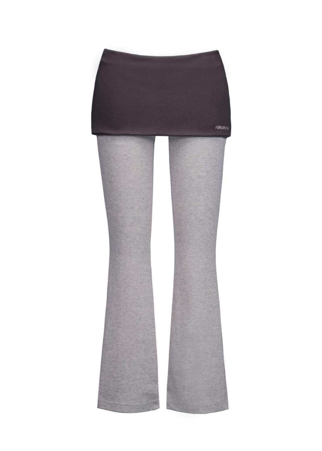 포어링 폴딩 스커트 팬츠 챠콜 M 상품이미지1