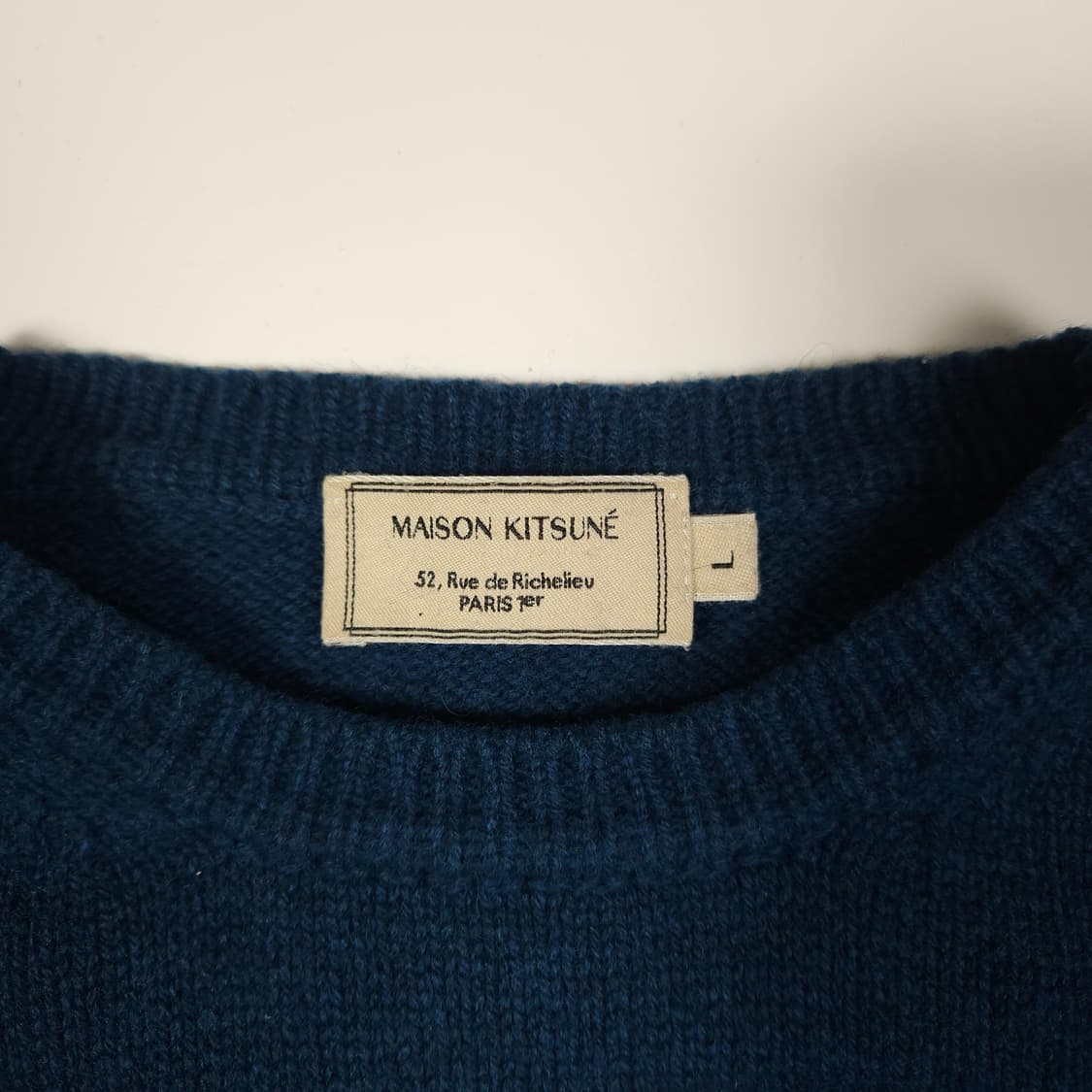 메종키츠네 빅 폭스 헤드 니트 상품이미지3