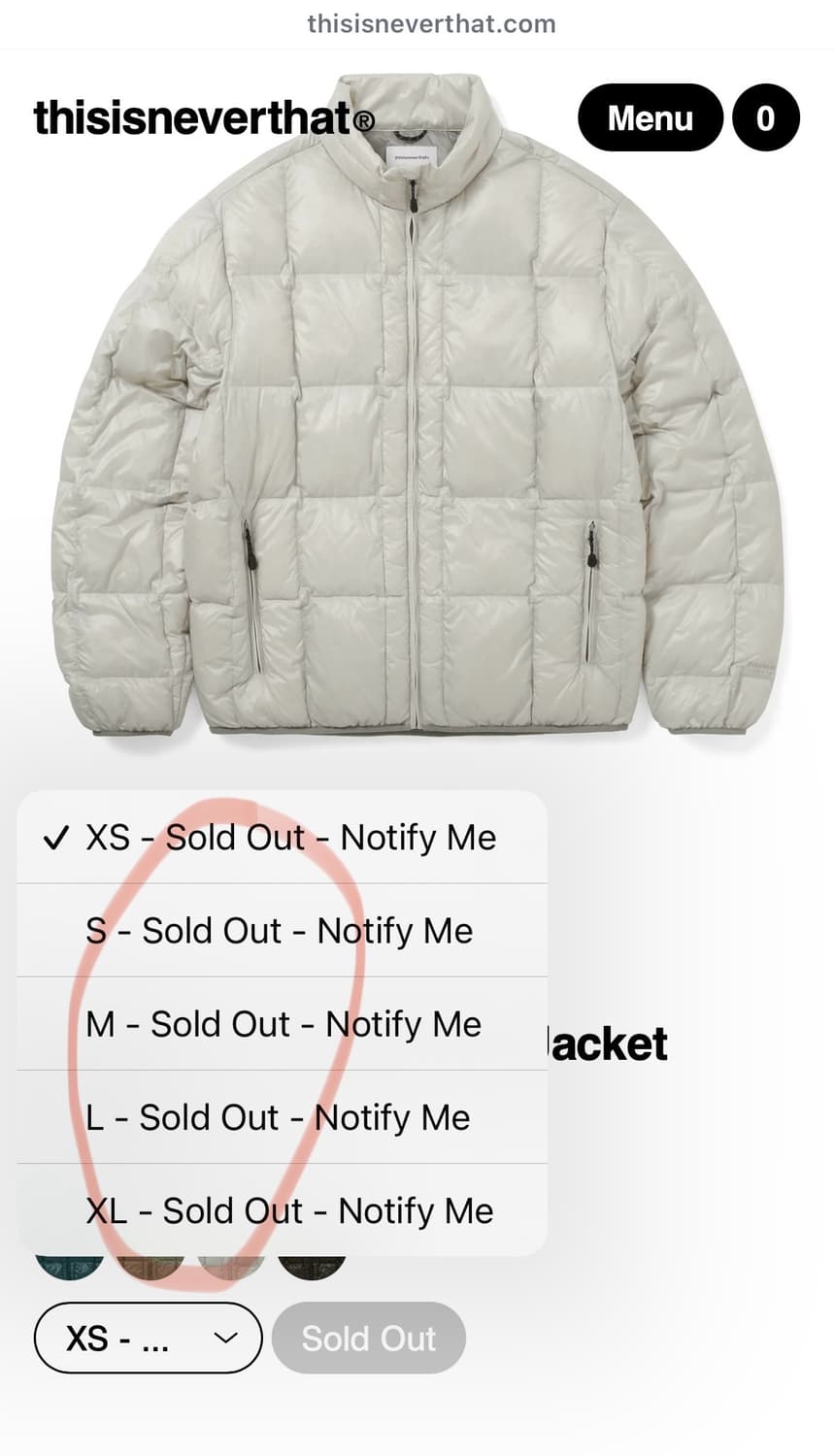 디네댓 다운 자켓판매합니다 (현재 솔드아웃) 상품이미지2