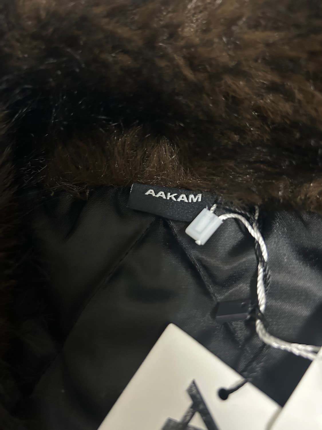 아캄 Studded 하이넥 카모 퍼 자켓 상품이미지6