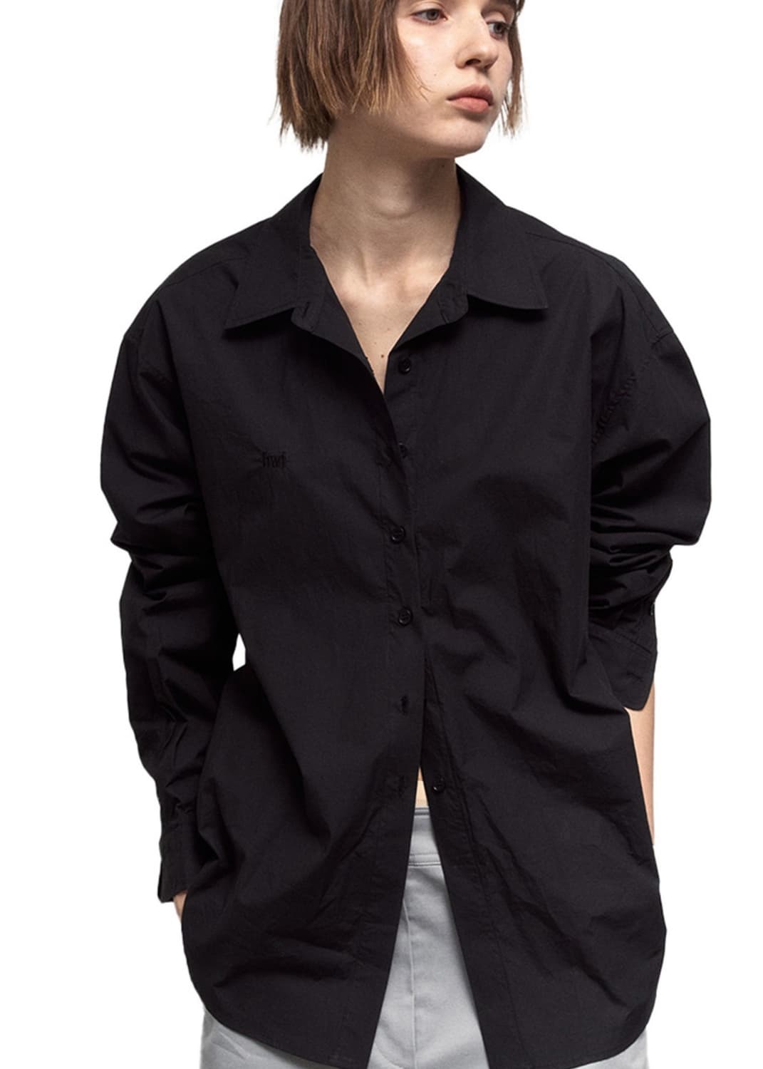 hwi 휘 로고 셔츠 상품이미지1