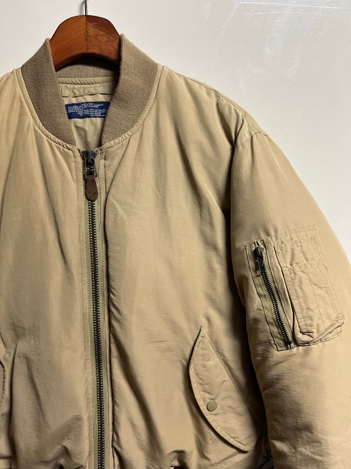 빈티지 90s 폴로랄프로렌 ma-1 봄버 다운자켓 상품이미지2