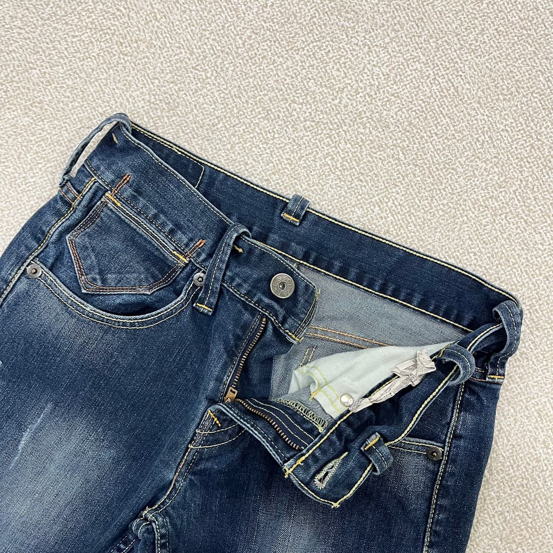 [30] 리바이스 빈티지 522 워싱 데님 팬츠 청바지 4006 상품이미지4