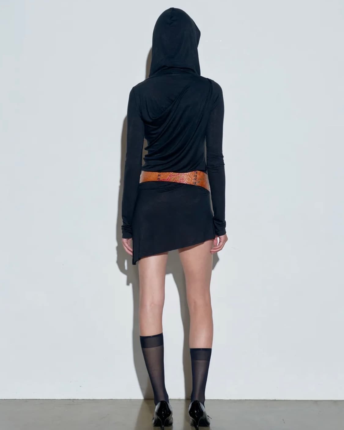 스컬프터 Two Way Draped Hoodie 상품이미지2