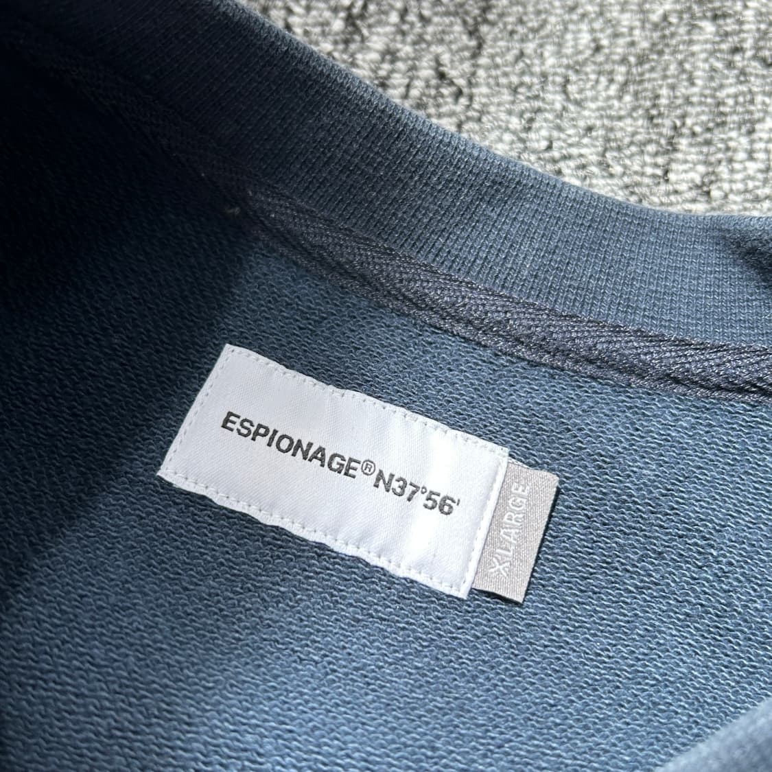 에스피오나지 헤비웨이트 네이비 맨투맨 상품이미지7