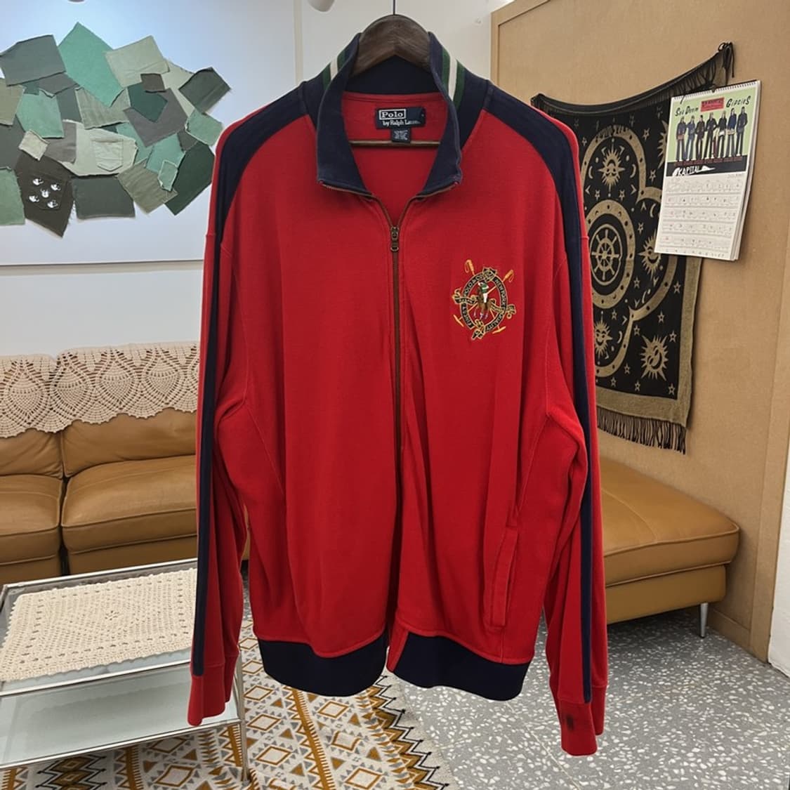 폴로 랄프로렌 올드스쿨 레트로 하이틴 90s 집업 XXL C11078 상품이미지3