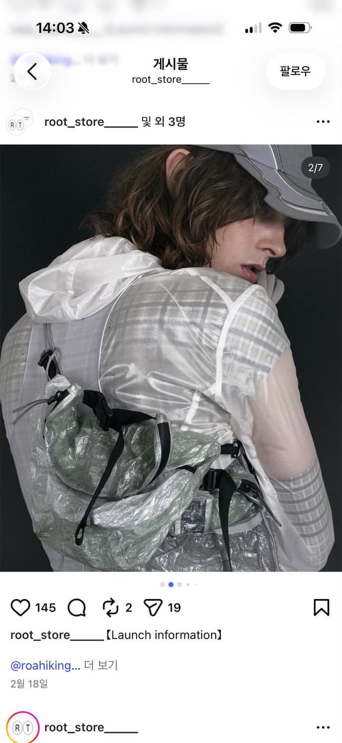 ROA hue packable jacket 26ss 상품이미지4