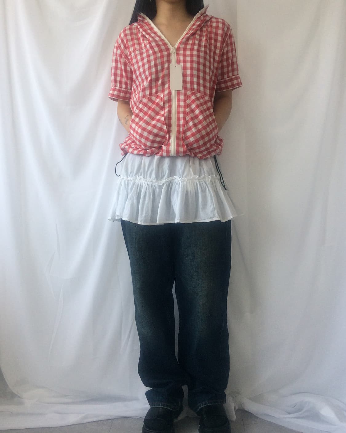 White mini skirt 상품이미지7