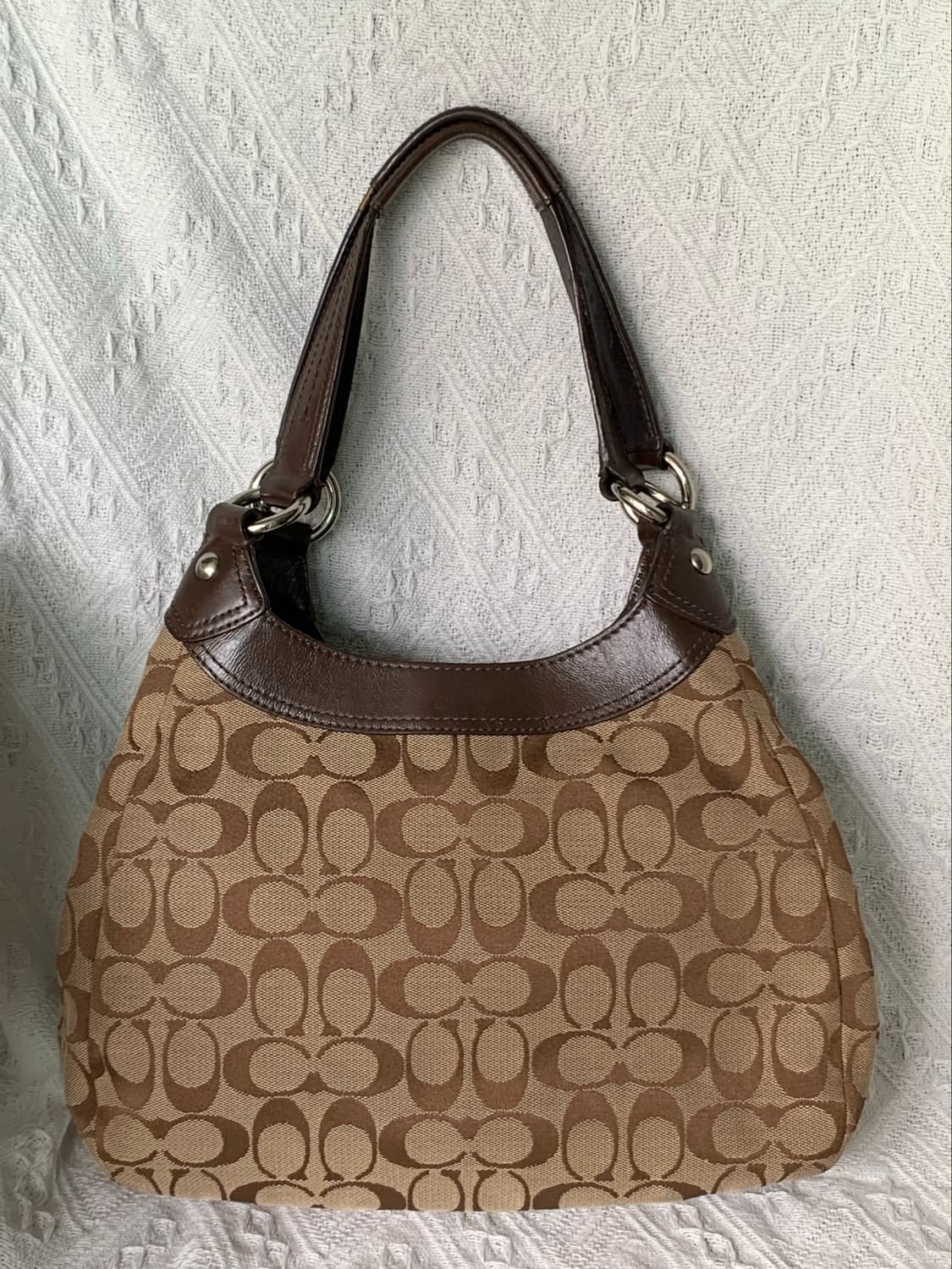 Coach Buckle Shoulder Bag Brown 🤎💼 상품이미지3