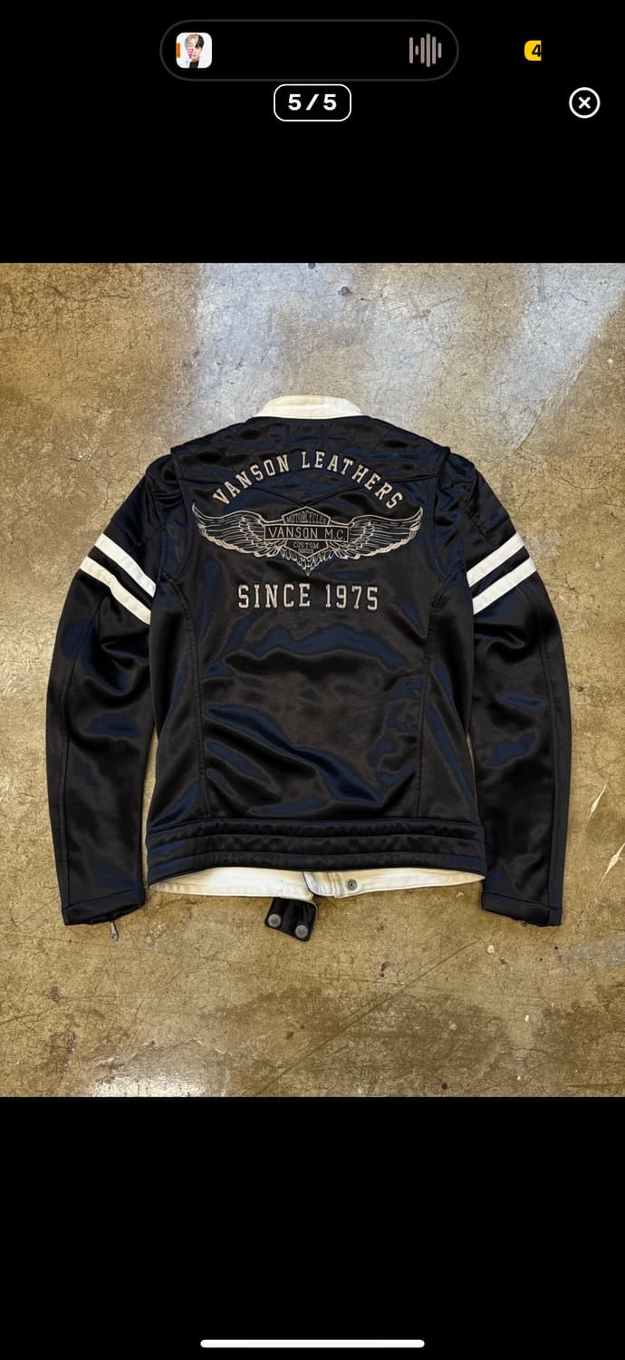 밴슨 vanson 레이싱 재킷 상품이미지5