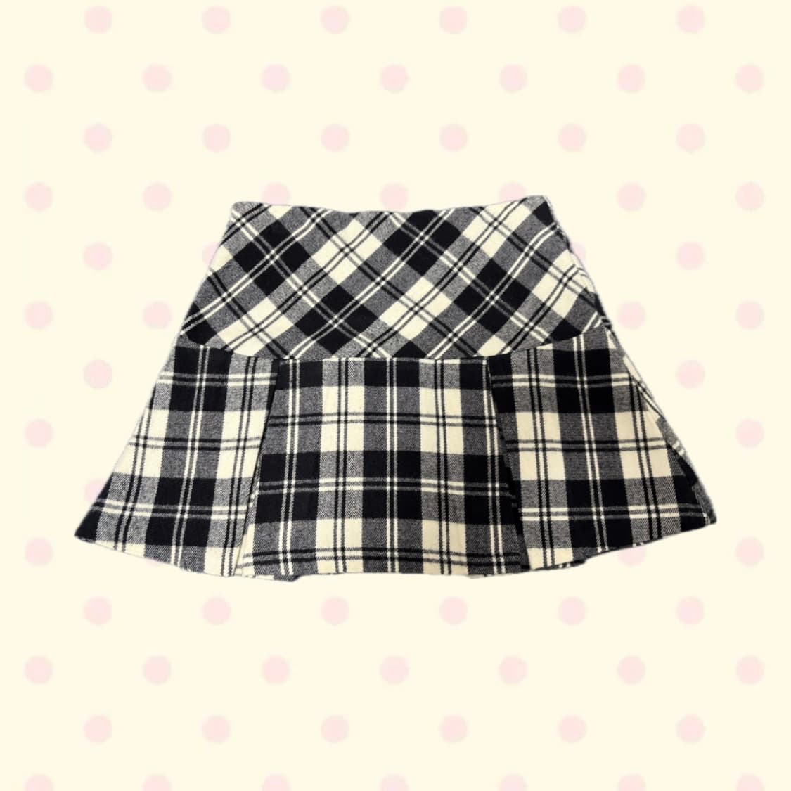 체크 미니스커트 상품이미지2