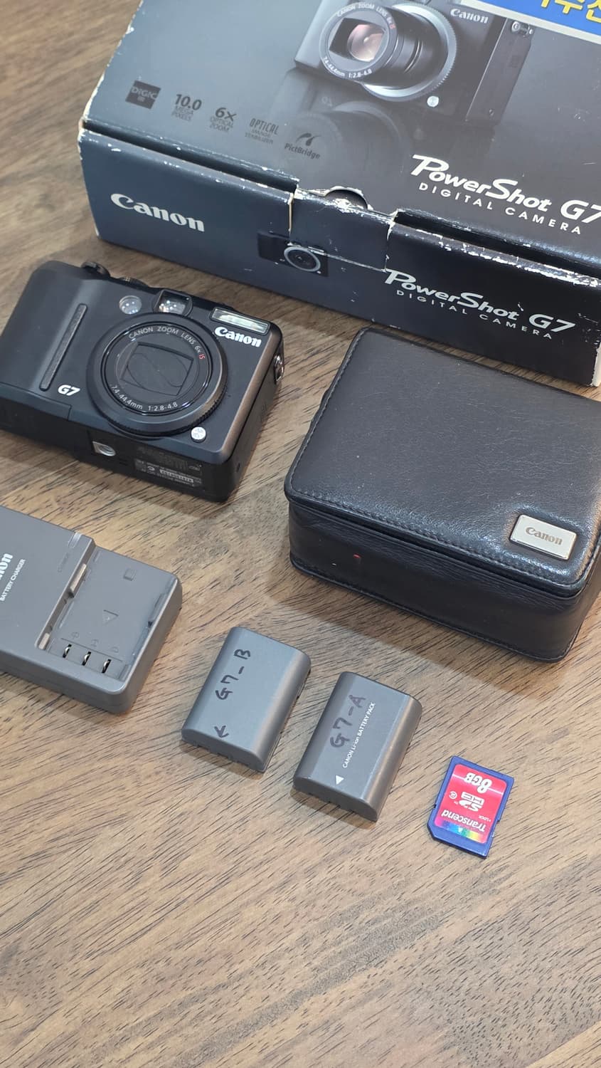 풀박 신품급 캐논 G7 빈티지 디지털 카메라 작례O  상품이미지7