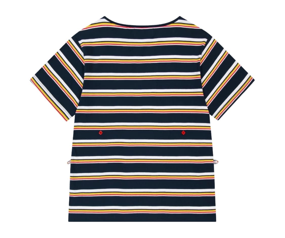 헤레틱 BUTTON T-SHIRT / stripe-navy 상품이미지9
