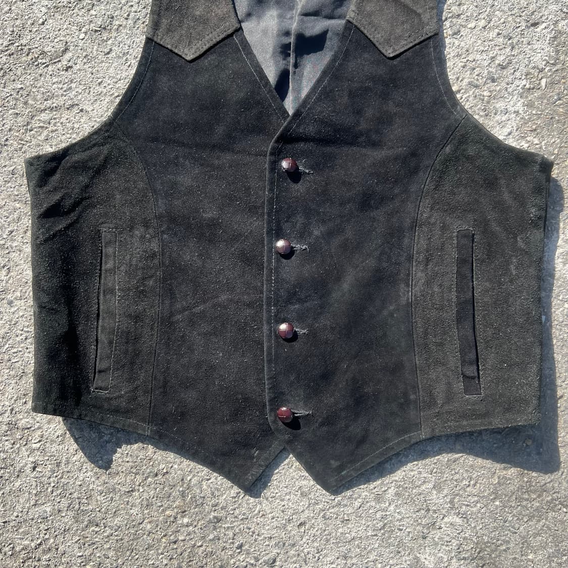 80~90‘s Pioneer Wear 웨스턴 스웨이드 베스트 상품이미지3