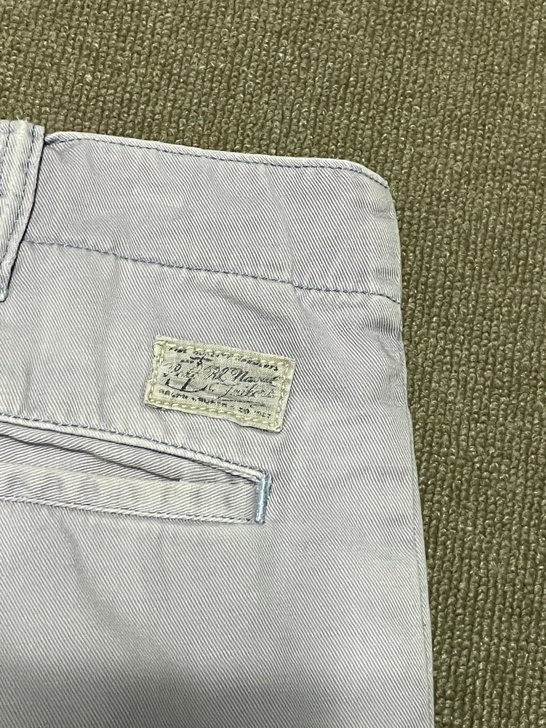 90s 탈론지퍼 폴로 랄프로렌 라일락 컷오프 쇼츠  J02545 상품이미지9