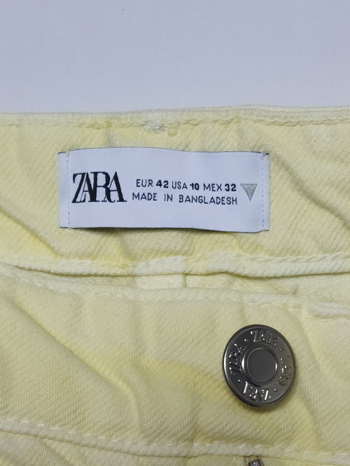 자라(ZARA) 남성 옐로우 팬츠 32사이즈 상품이미지9