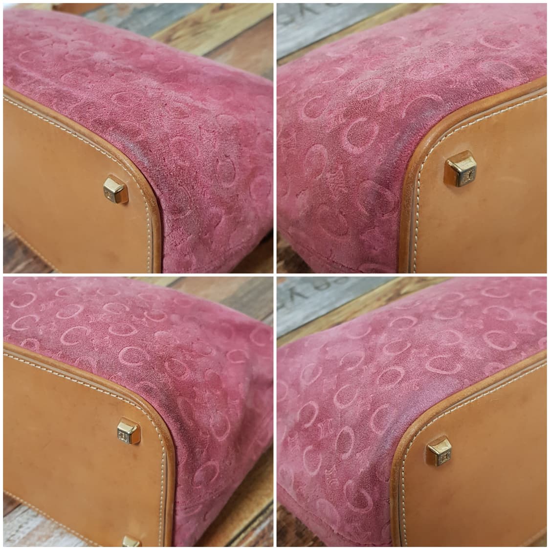 [정품] 셀린느 핑크 스웨이드 숄더백 상품이미지7