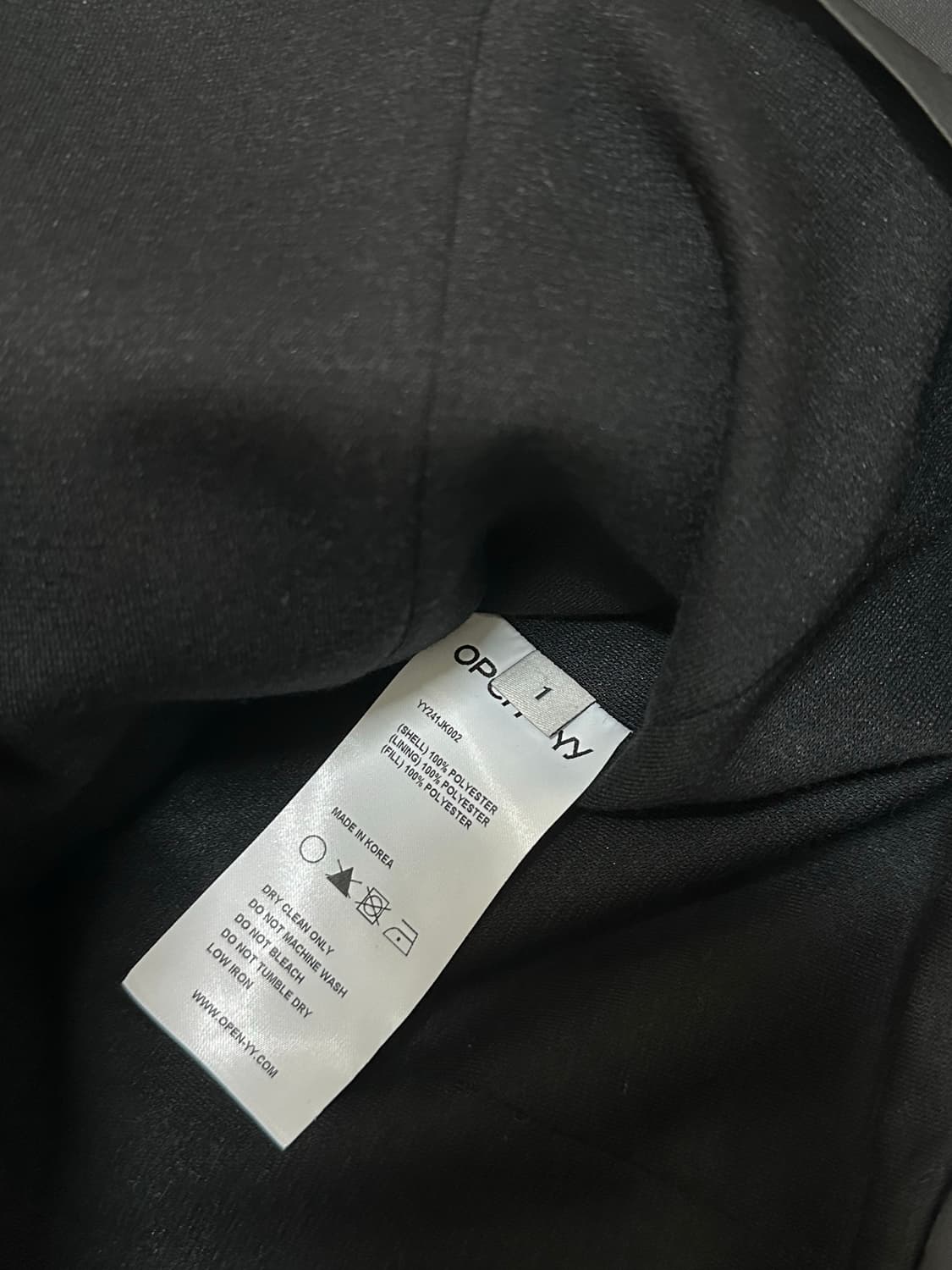 택 있음0) Open yy 오픈와이와이 PATCH 패치 포켓 집업 자켓 상품이미지4