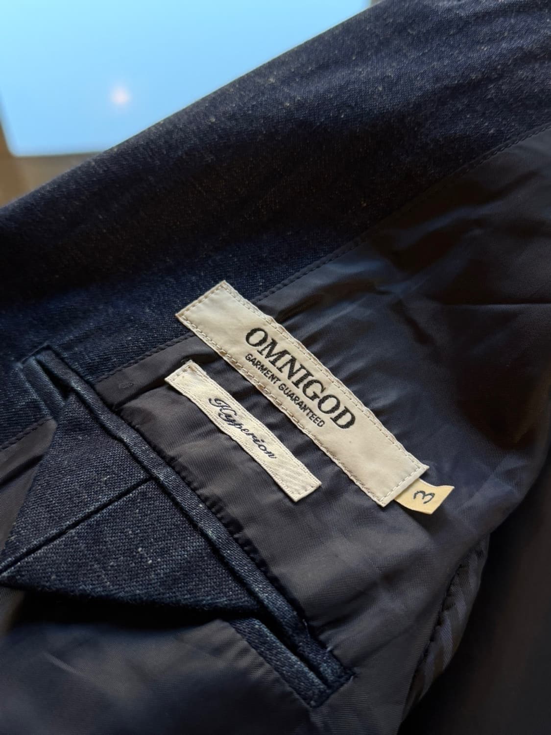 옴니갓 테일러드 데님자켓 남성95-100 상품이미지9