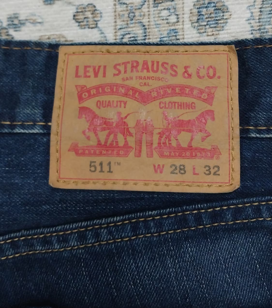 리바이스 511  진청 데님팬츠 28/32 상품이미지3