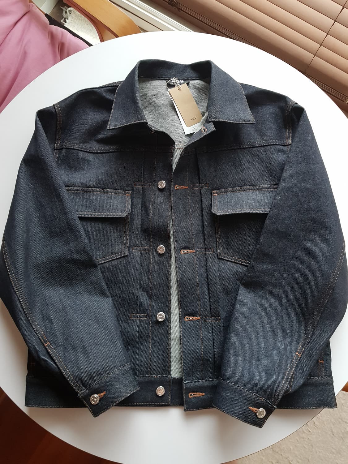 A.P.C 아페쎄 제팬 다크네이비 데님 자켓 상품이미지1