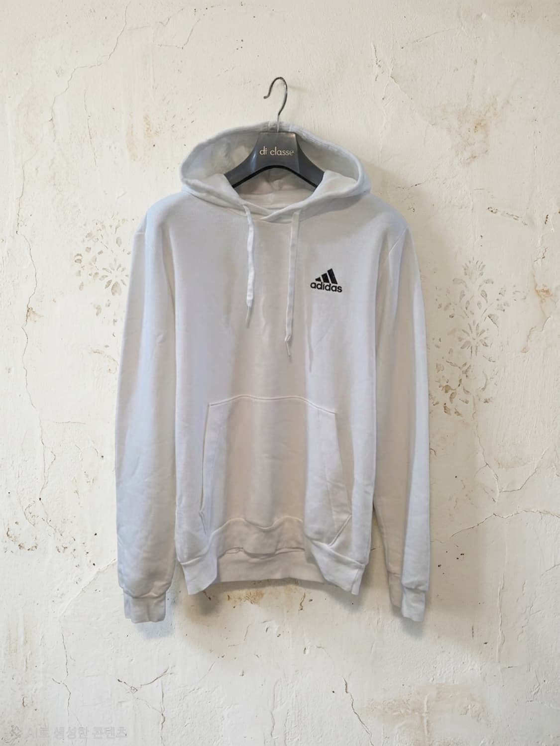 아디다스 화이트 후드티 M 상품이미지1