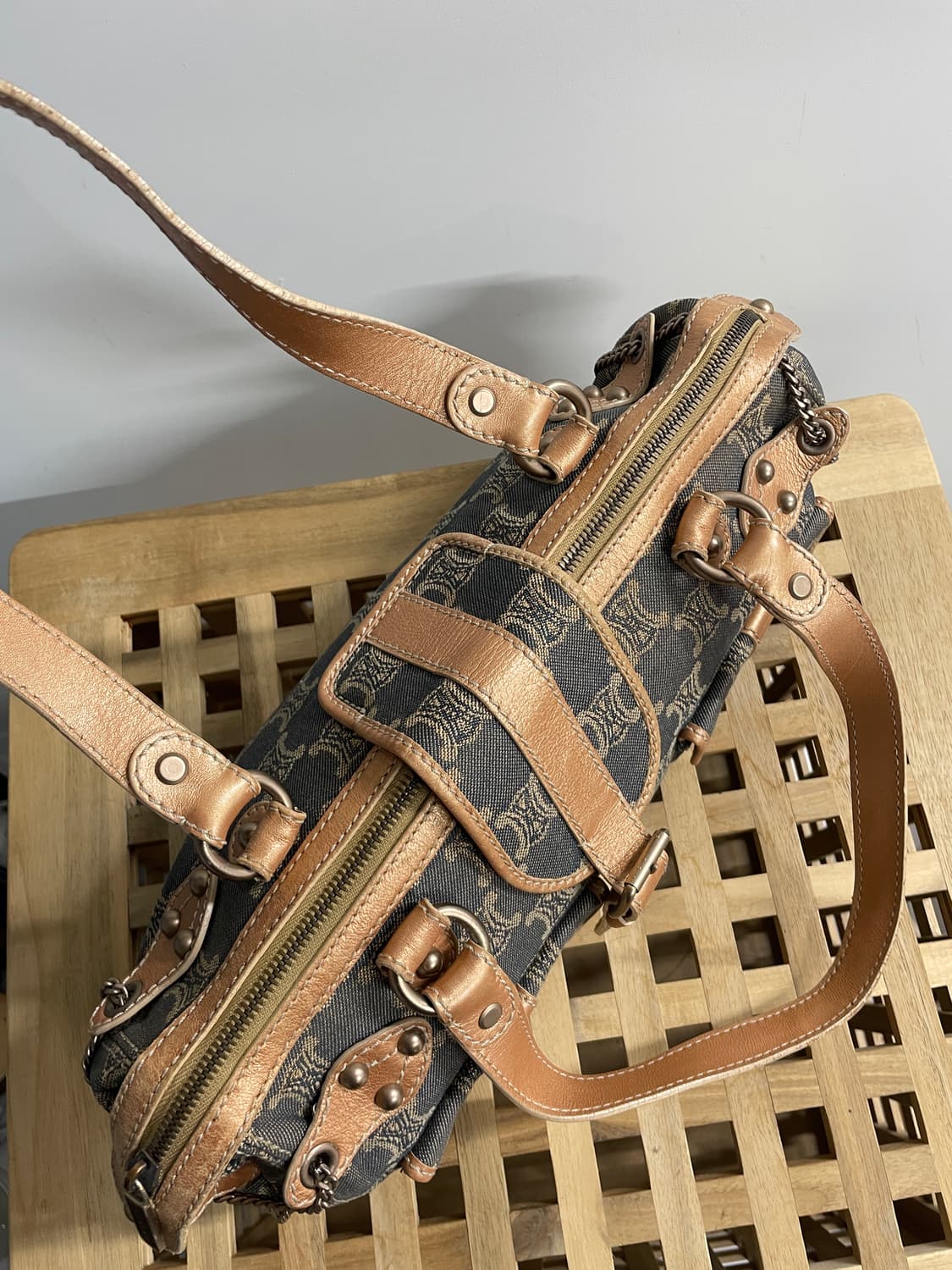 셀린느 데님 트리오페 y2k 숄더백 상품이미지6