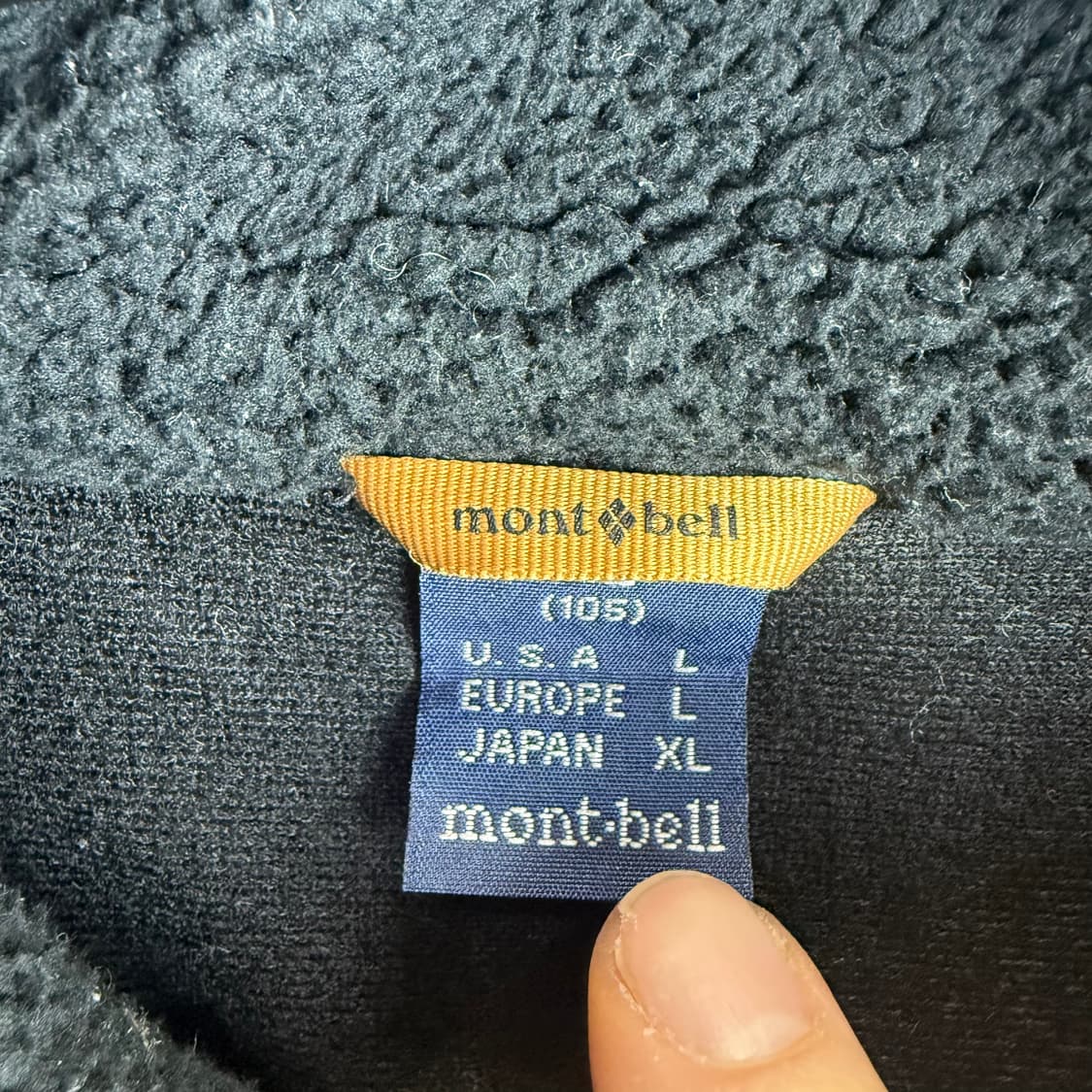 XL) 몽벨 00s 베이직 쉐르파 플리스 자켓 상품이미지3