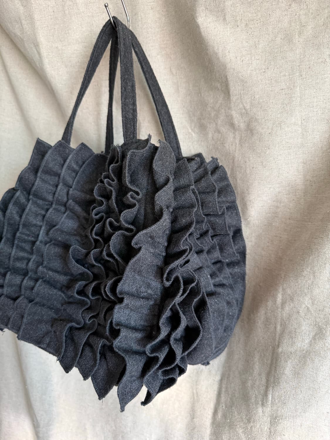 Ray BEAMS frill tote bag 상품이미지3