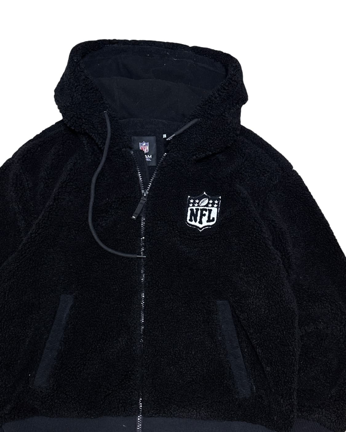 NFL 블랙 후드 플리스 자켓 상품이미지2