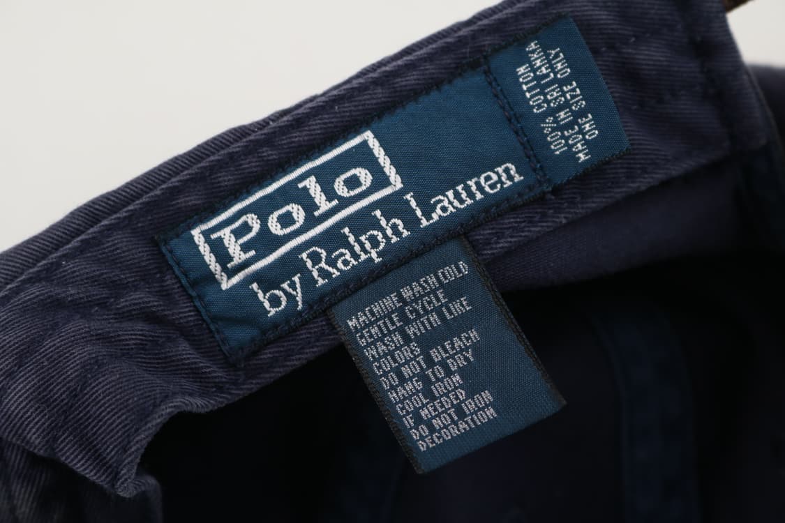 90's 폴로 랄프로렌 워시드 볼캡 모자 상품이미지5