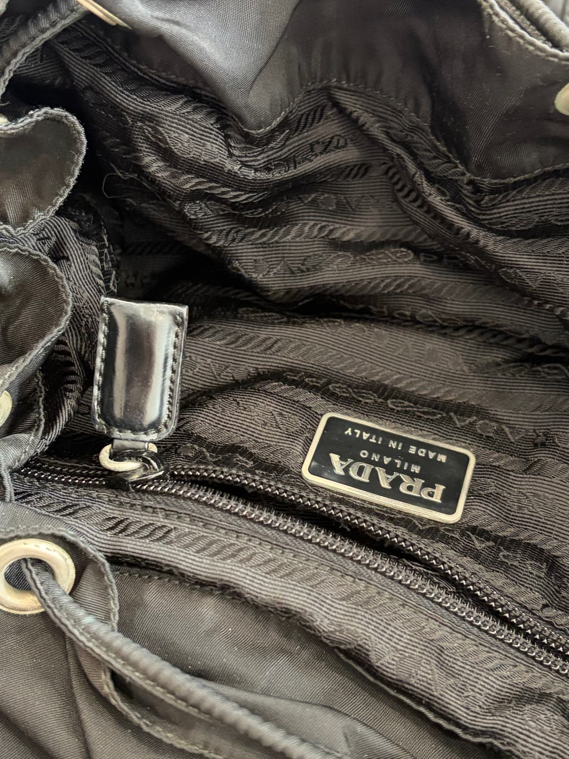 [PRADA] 테수토 나일론 백팩 블랙 상품이미지6