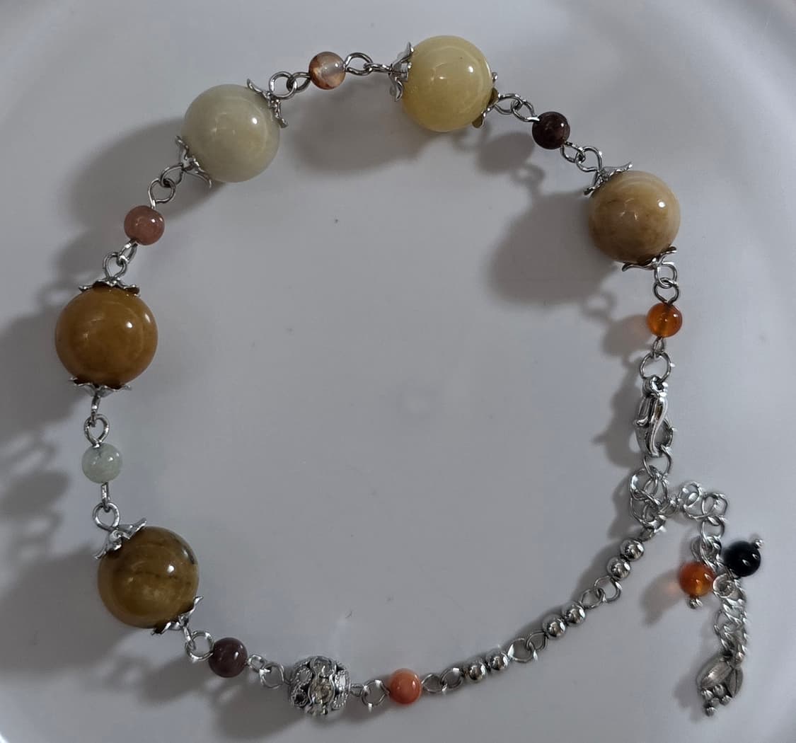 엔틱  황옥 핸드메이드 팔찌 상품이미지3