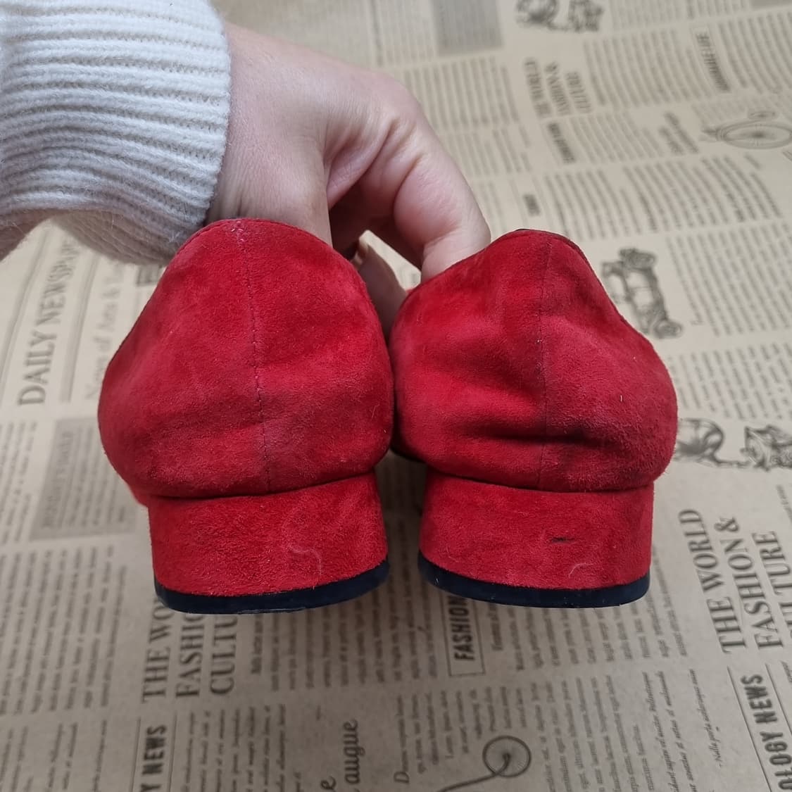 구찌 마몬트 스웨이드 로퍼 여성구두37 240 상품이미지4