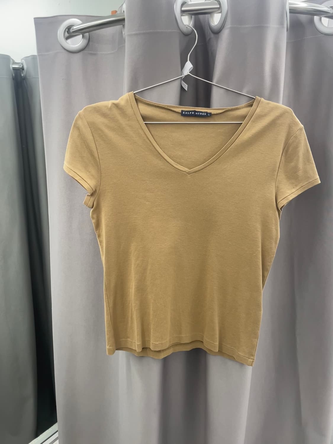 랄프로렌 브이넥 슬림핏 반팔티셔츠  상품이미지1