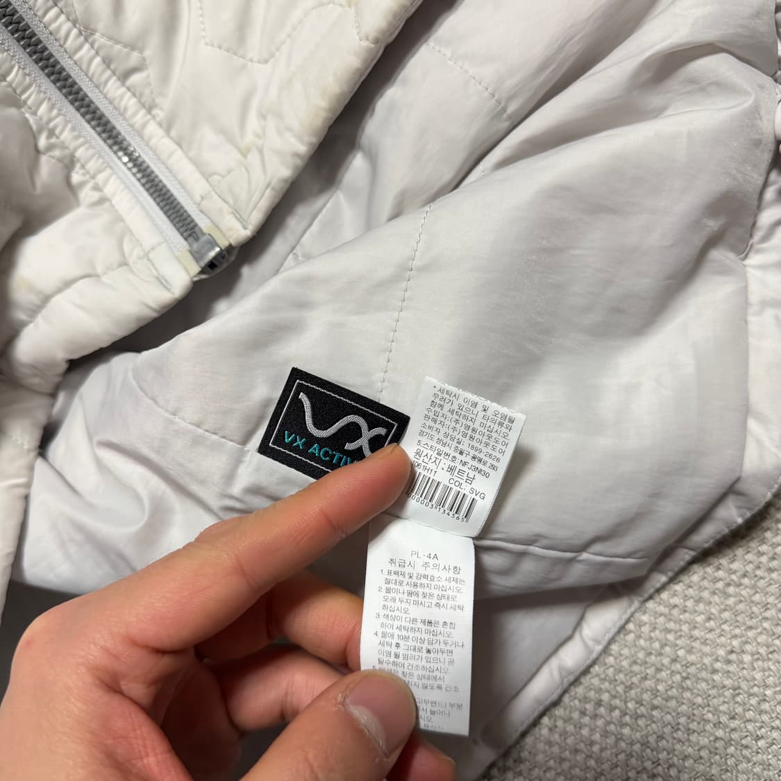 노스페이스 VX엑티브 퀼팅 경량패딩 상품이미지6
