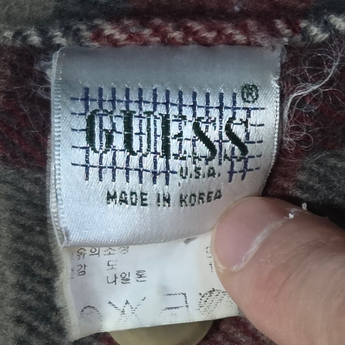 Guess 게스 올드 빈티지 더플 떡볶이 코트 상품이미지6